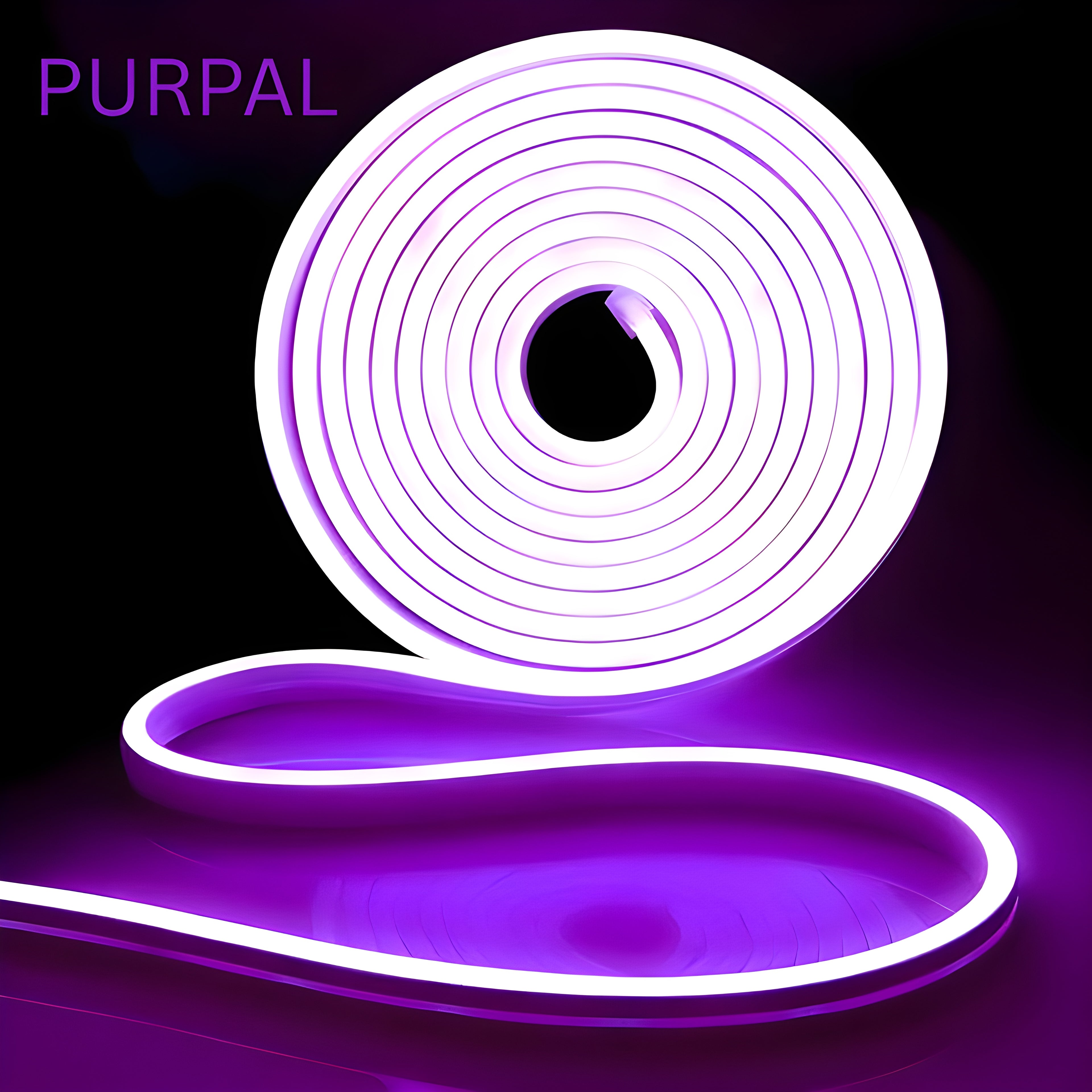 5 Meter Neon LED Strip with 12V Adapter – Waterproof, Flexible, Cuttable Rope Light for Indoor & Outdoor Wall Decoration, Custom Name Sign Lighting