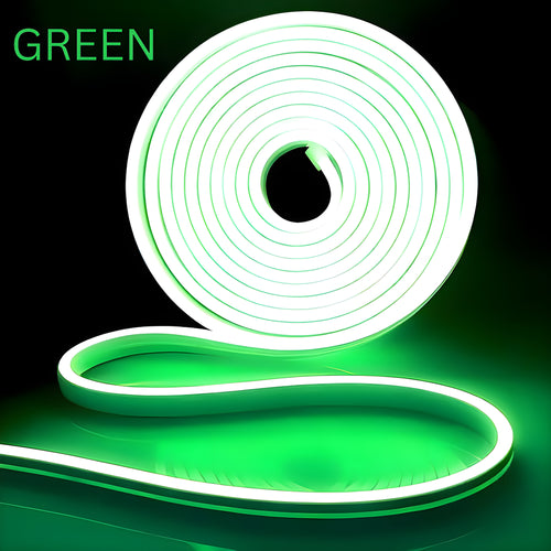 5 Meter Neon LED Strip with 12V Adapter – Waterproof, Flexible, Cuttable Rope Light for Indoor & Outdoor Wall Decoration, Custom Name Sign Lighting