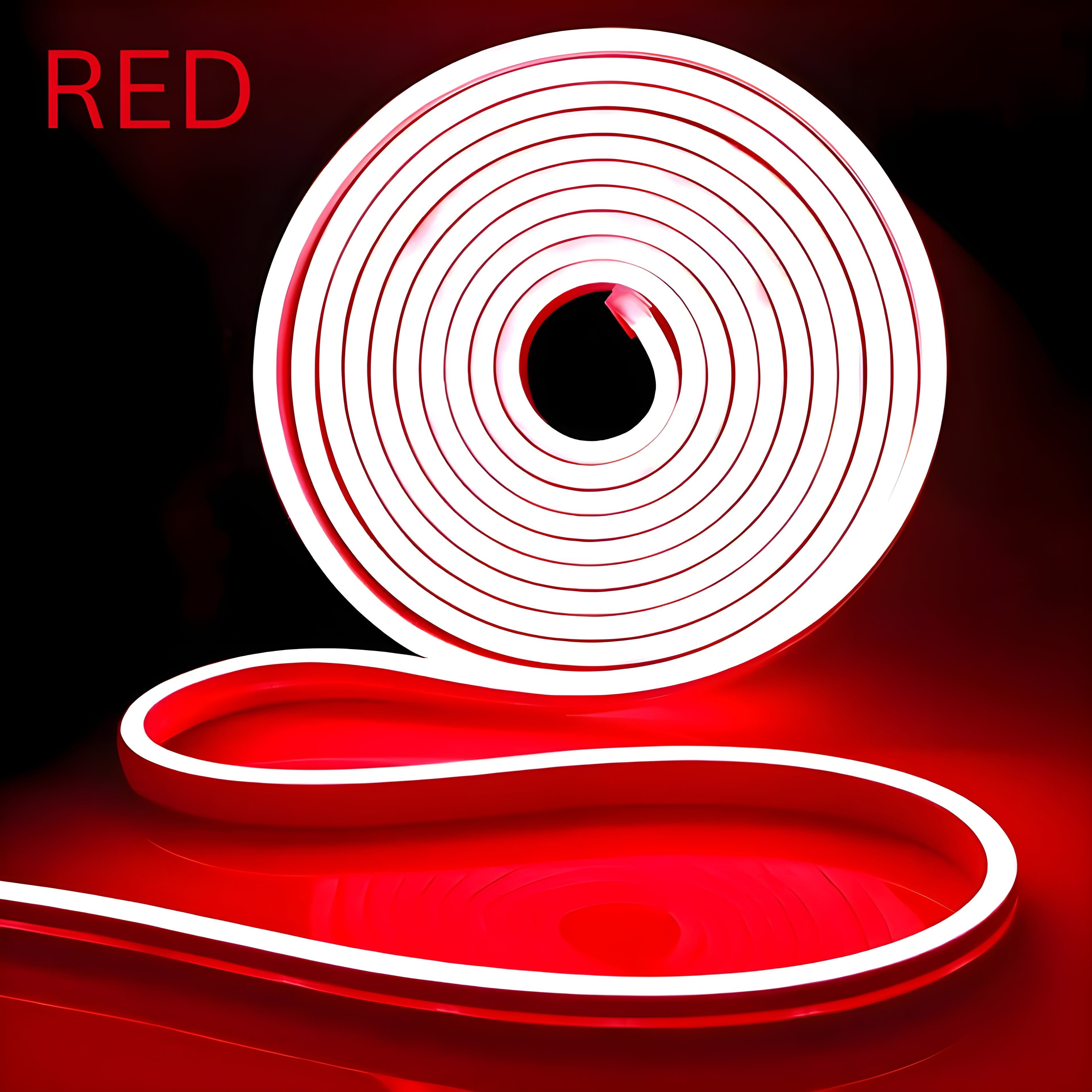 5 Meter Neon LED Strip with 12V Adapter – Waterproof, Flexible, Cuttable Rope Light for Indoor & Outdoor Wall Decoration, Custom Name Sign Lighting