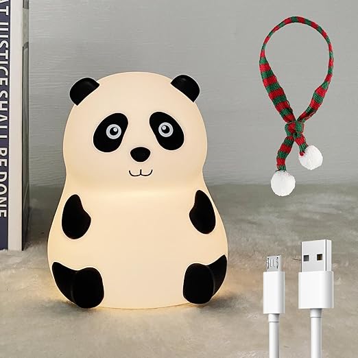 Duck LED Night Light for Kids | Touch Sensor 7-Color Changing Silicone Dodo Lamp | USB Rechargeable Baby Bedroom Night Lamp & Gift (Duck-Multi)